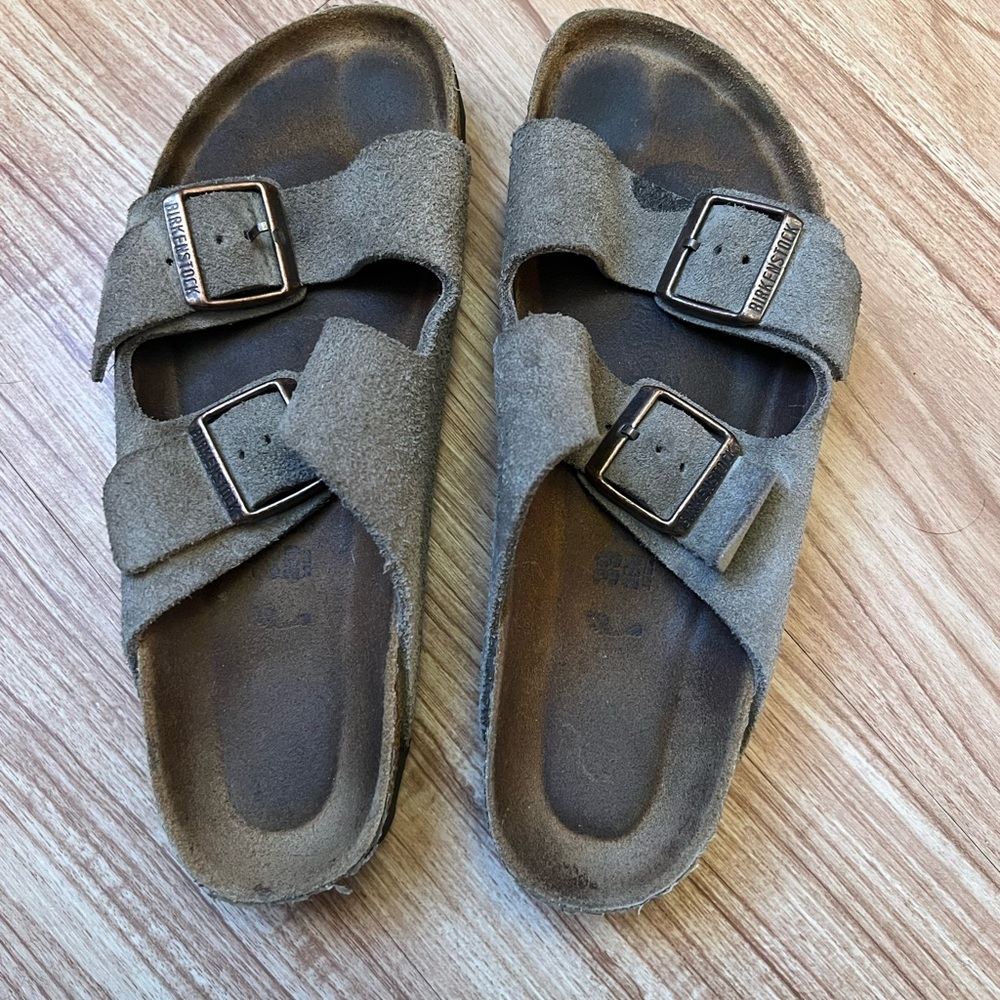 Birkenstock Brown Suede Sandals